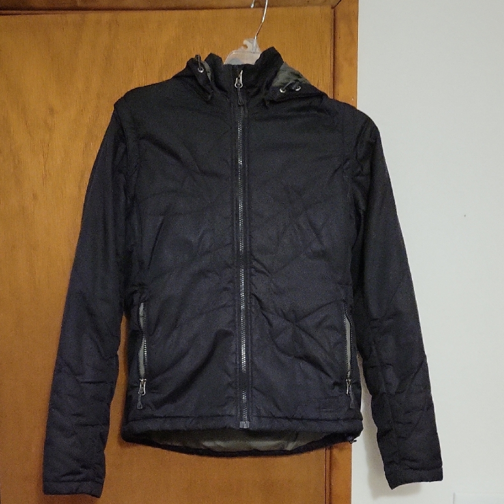 REI Women's Black Puffer Jacket with Hood